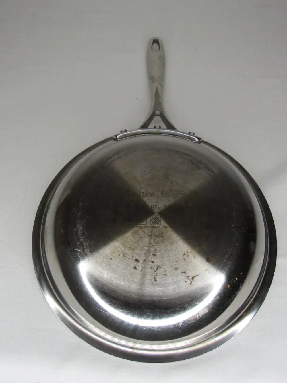 3 Calphalon Stainless Steel Fry Pan Set  8